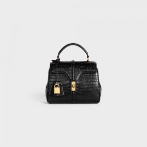 16 Celine Mini In Porosus Crocodile Noir | CL-593272