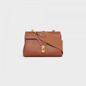 16 Celine Teen Soft In Smooth Calfskin Marron | CL-593262