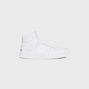 Basket Celine C01 Z Trainer High In Calfskin Blanche | CL-591911