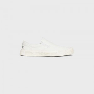 Basket Celine Elliot Slip-on In Tela Blanche | CL-591914