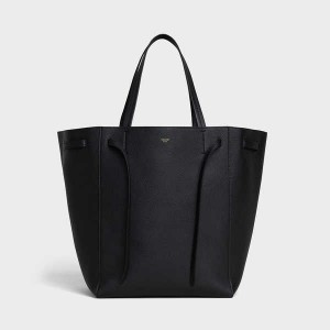 Cabas Celine Medium Phantom In Soft Grained Calfskin Noir | CL-593094