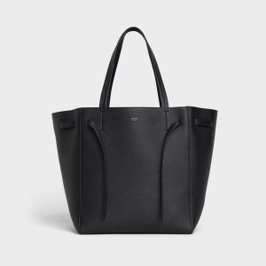 Cabas Celine Small Phantom In Soft Grained Calfskin Noir | CL-593091