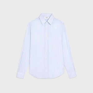 Chemises Celine Loose In Coton Poplin Stripes | CL-592176