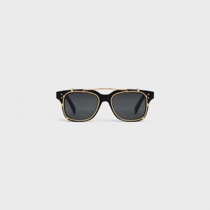 Lunette de Soleil Celine Frame 51 In Acetate With Metal Noir | CL-591731