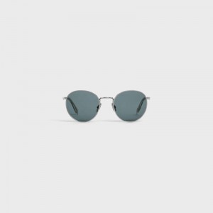 Lunette de Soleil Celine Metal Frame 06 In Metal Argent Bleu | CL-591760