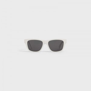 Lunette de Soleil Celine Monochroms 05 In Acetate Blanche | CL-591748