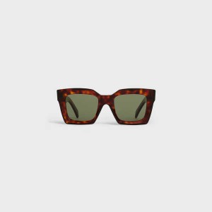 Lunette de Soleil Celine Square S130 In Acetate Rouge | CL-592440