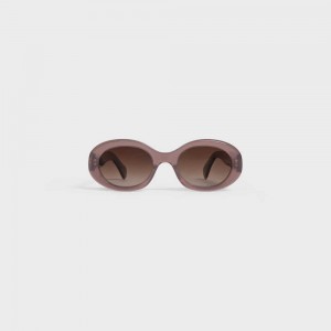 Lunette de Soleil Celine Triomphe 01 In Acetate Blanche | CL-592382