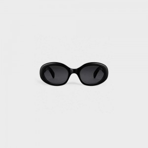 Lunette de Soleil Celine Triomphe 01 In Acetate Noir | CL-592379