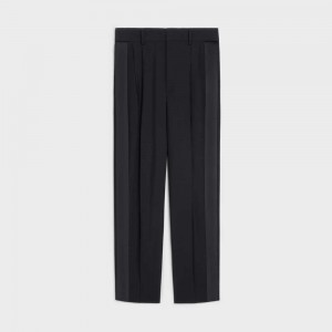 Pantalon Celine Jude Tux In Laine And Mohair Noir | CL-592737