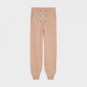 Pantalon Celine Piste In Cashmere Laine Marron | CL-592753