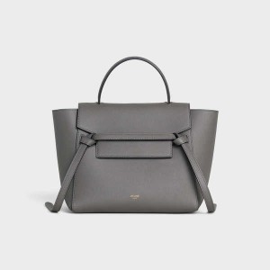 Sac Banane Celine Micro In Grained Calfskin Grise | CL-593062