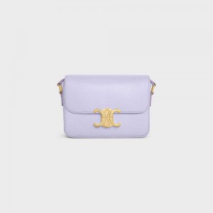 Triomphe Celine Teen Bag In Lizard Lavande Clair | CL-593216