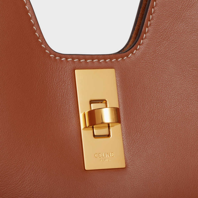 16 Celine Cabas In Smooth Calfskin Marron | CL-593251