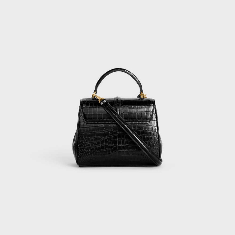 16 Celine Mini In Porosus Crocodile Noir | CL-593272