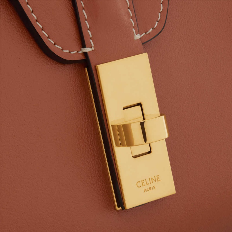 16 Celine Teen Soft In Smooth Calfskin Marron | CL-593262