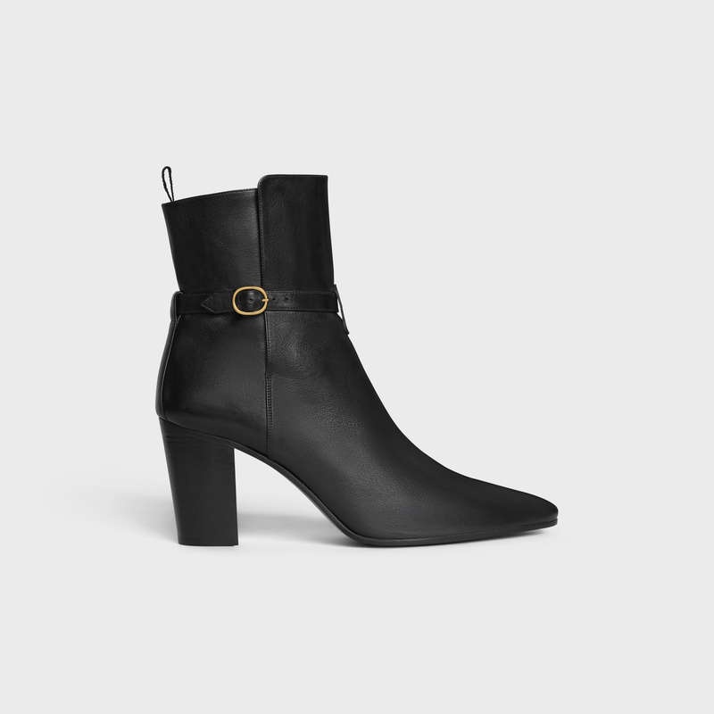 Botte Celine Wiltern Jodhpur In Calfskin Noir | CL-591870