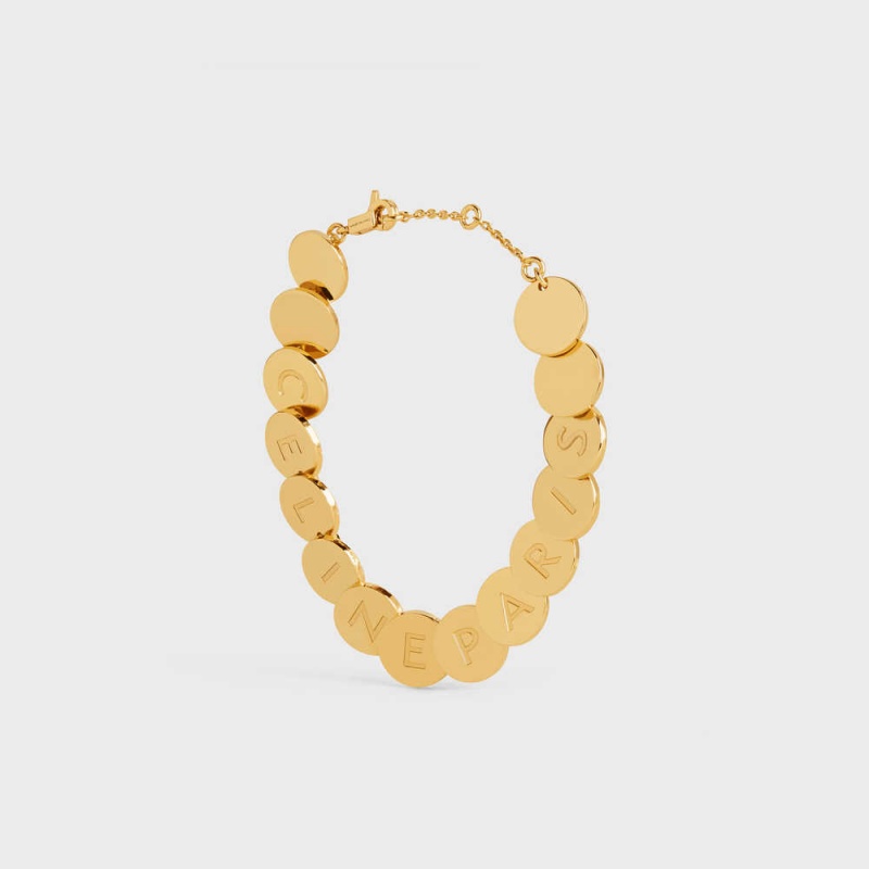 Bracelets Celine Pastilles In Brass With Gold Finish Doré | CL-592217