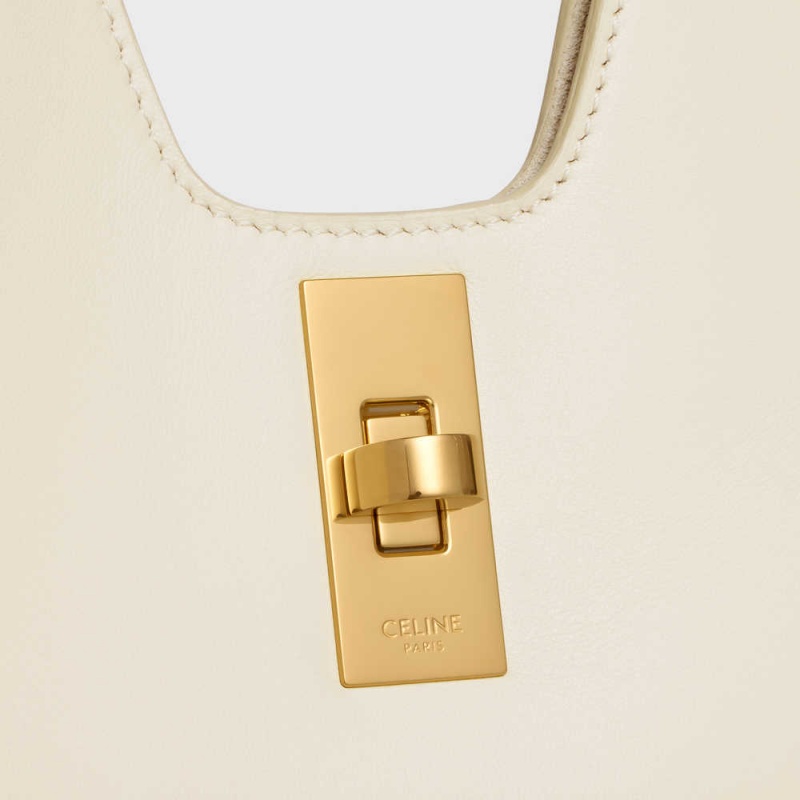 Cabas Celine 16 In Smooth Calfskin Blanche | CL-593081