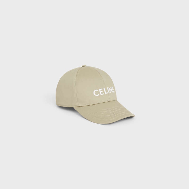 Casquette Celine Baseball In Coton Beige | CL-591694