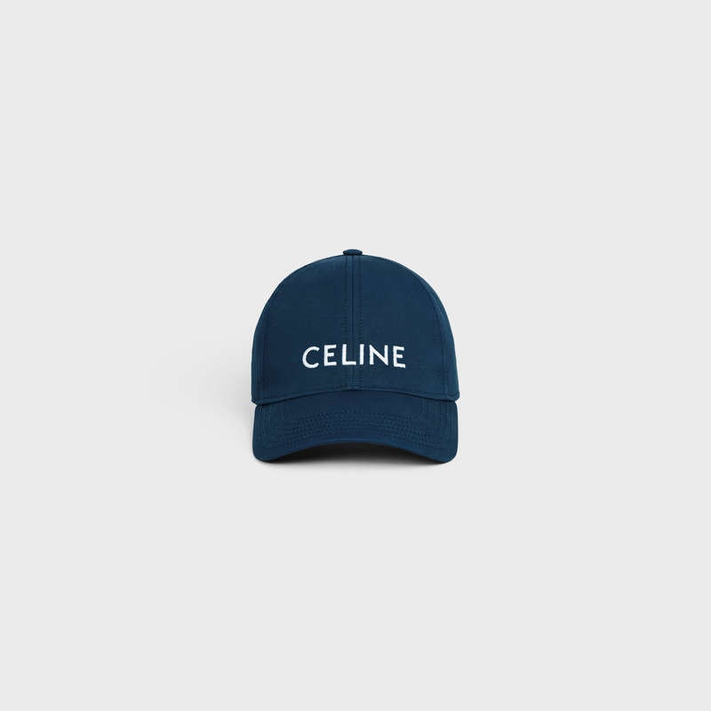 Casquette Celine Baseball In Coton Bleu | CL-591689