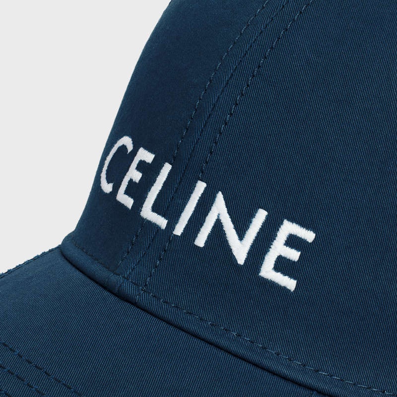 Casquette Celine Baseball In Coton Bleu | CL-591689