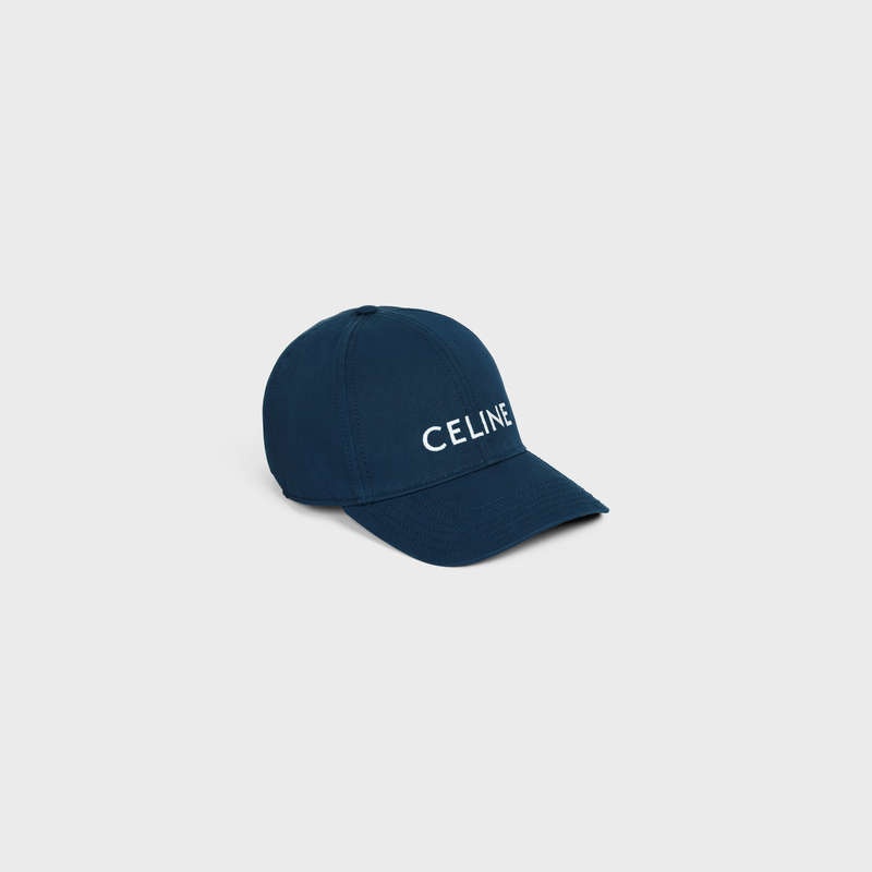 Casquette Celine Baseball In Coton Bleu | CL-591689