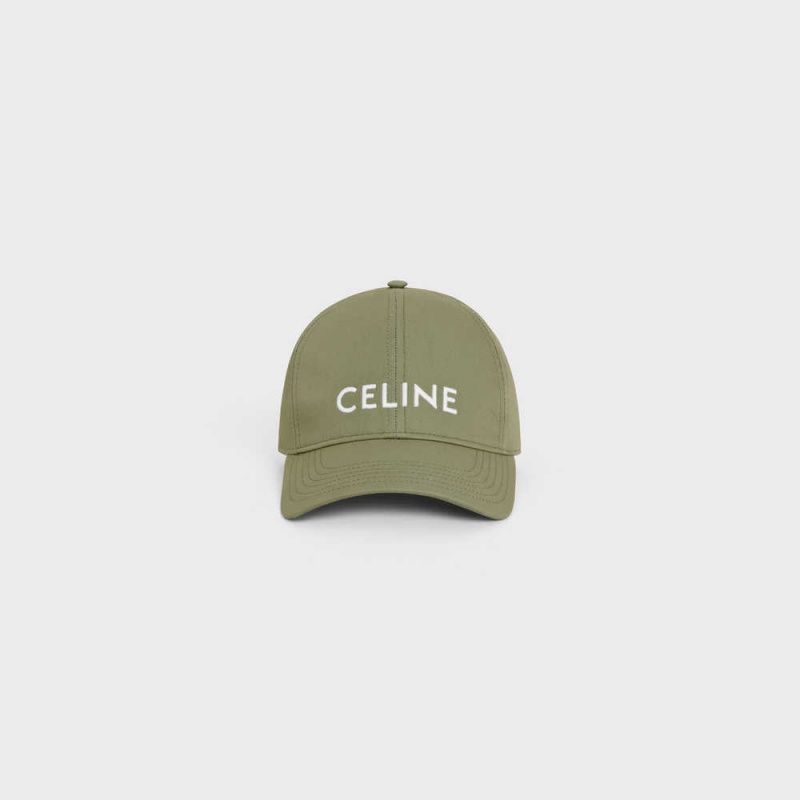 Casquette Celine Baseball In Coton Moutarde | CL-592364