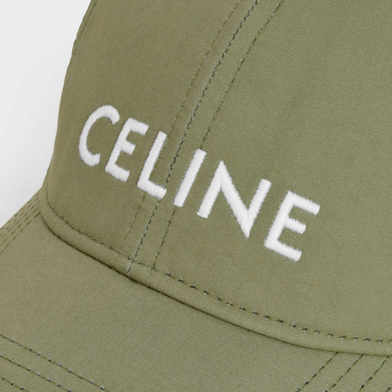 Casquette Celine Baseball In Coton Moutarde | CL-592364