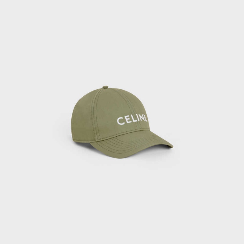 Casquette Celine Baseball In Coton Moutarde | CL-592364