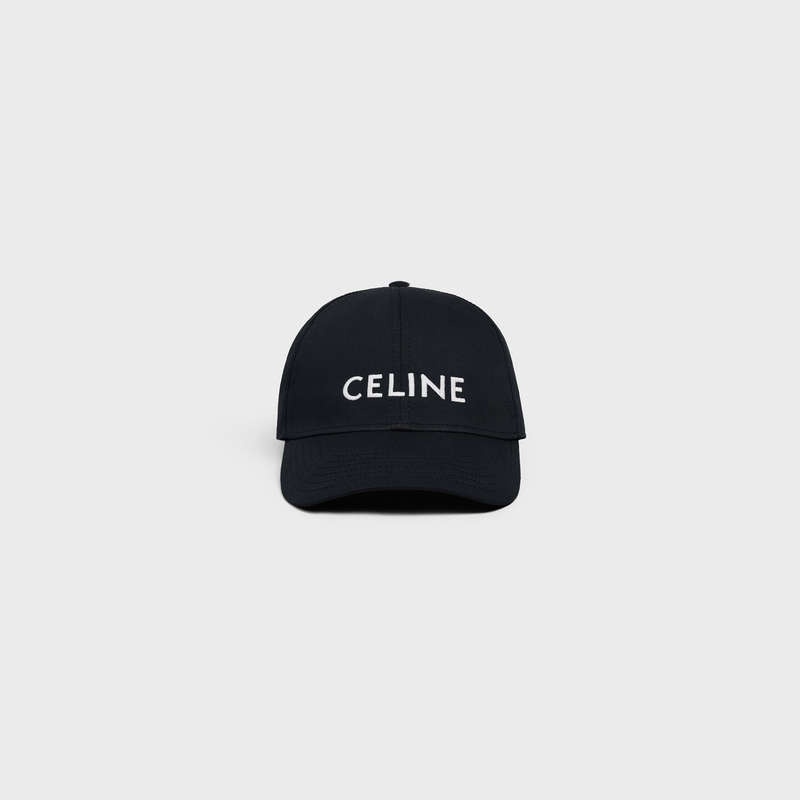 Casquette Celine Baseball In Coton Noir | CL-591688