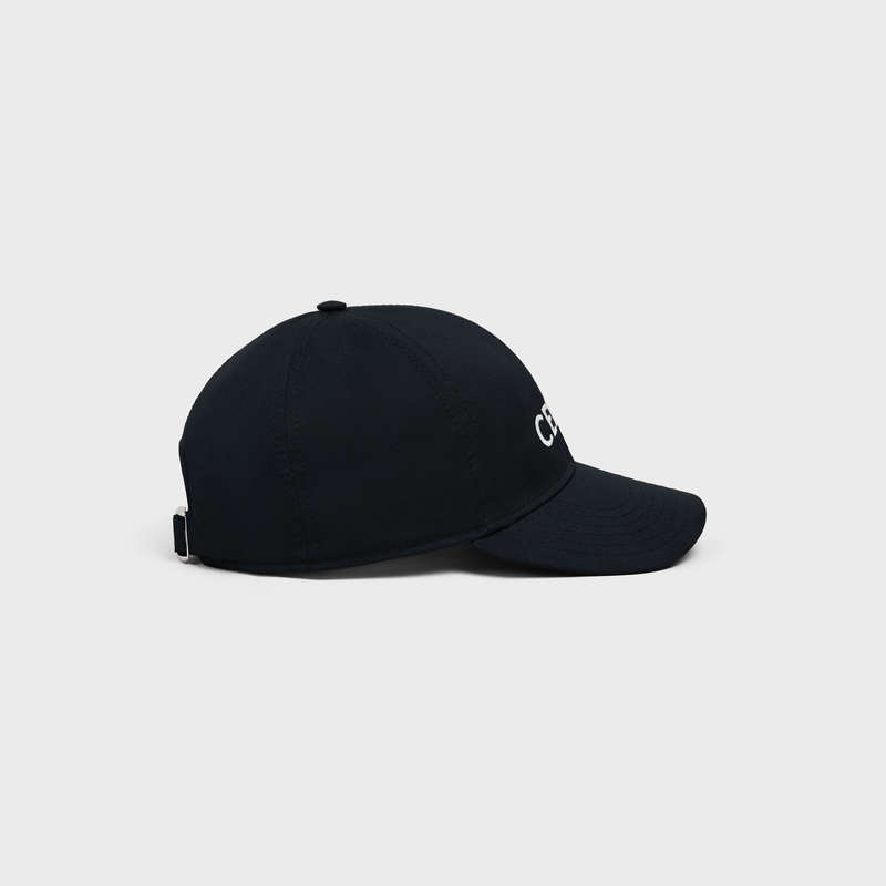 Casquette Celine Baseball In Coton Noir | CL-591688