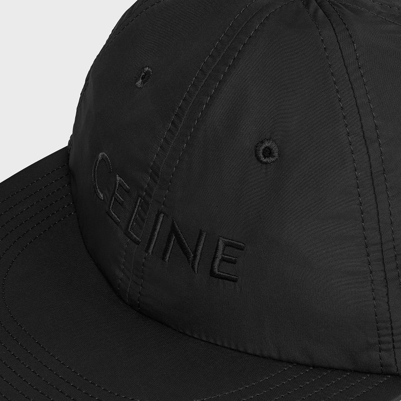 Casquette Celine Skate In Legere Nylon Noir | CL-591703