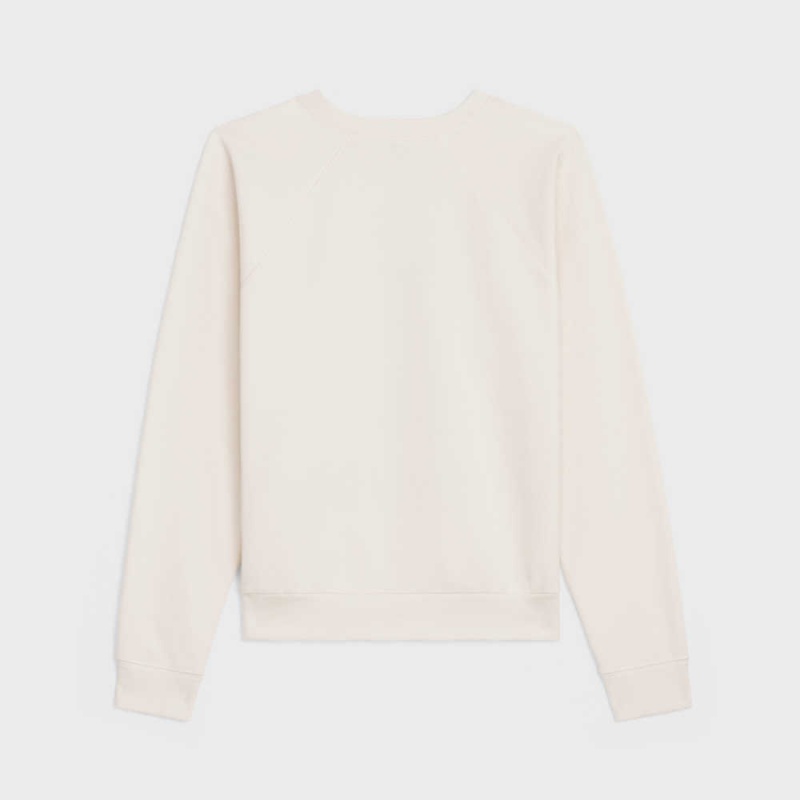 Knitwear Celine Paris Anchor In Cashmere Fleece Blanche | CL-592709