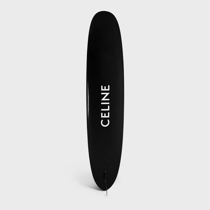 Lifestyle Celine Longboard With Celine Logo In Resin And Fiberglass Noir Blanche | CL-591680