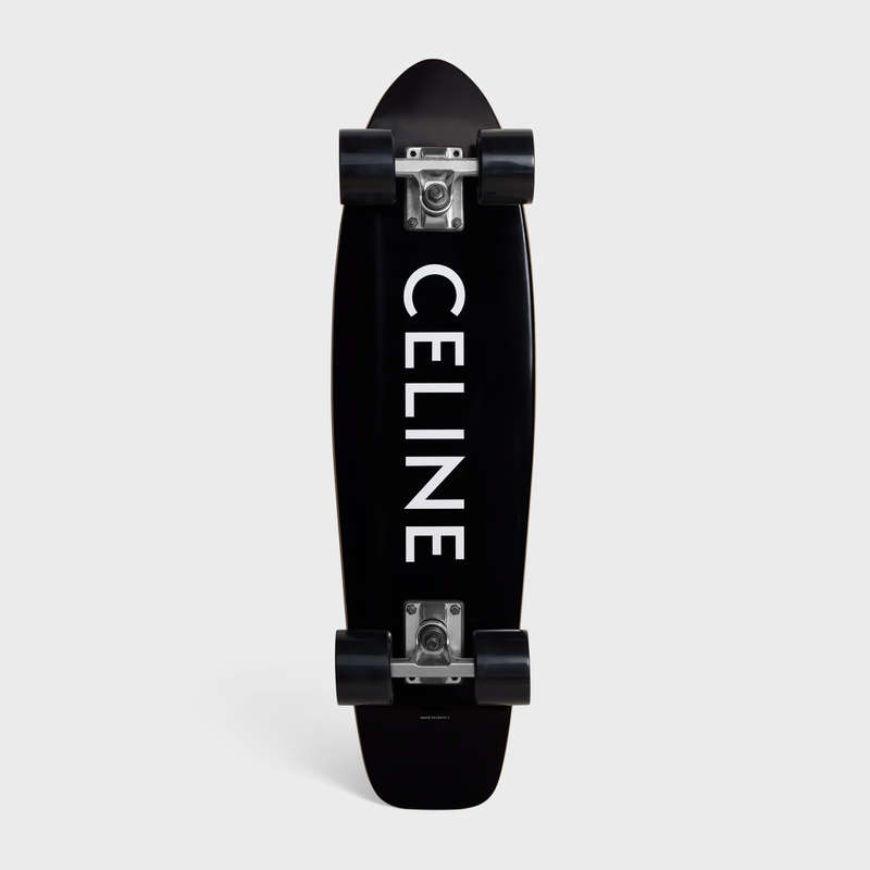 Lifestyle Celine Mini Cruiser In Wood With Celine Print Noir | CL-591677