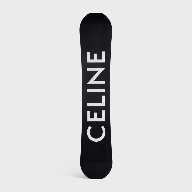 Lifestyle Celine Snowboard Triomphe Tela Print Noir | CL-591682