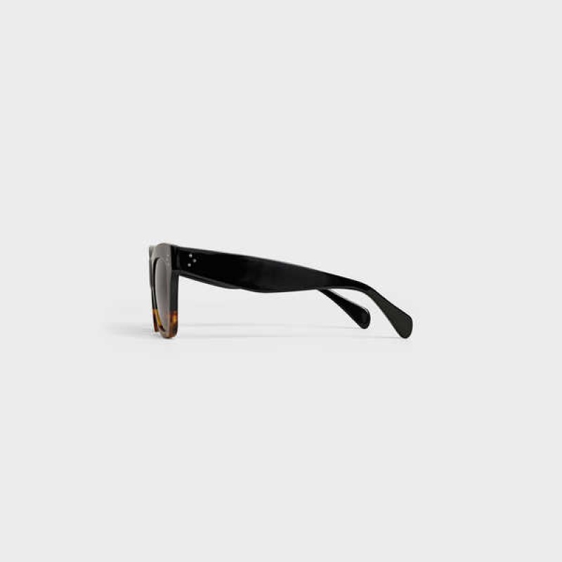 Lunette de Soleil Celine Cat Eye S004 In Acetate Noir | CL-592429