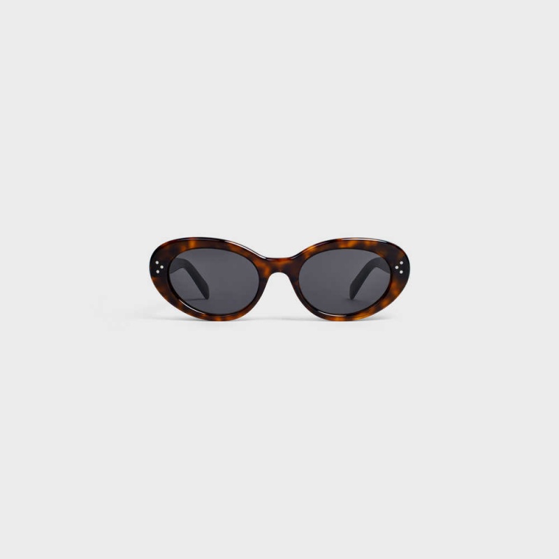 Lunette de Soleil Celine Cat Eye S193 In Acetate Marron | CL-592422