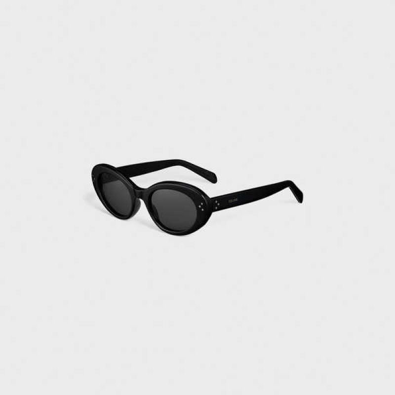 Lunette de Soleil Celine Cat Eye S193 In Acetate Noir | CL-592421