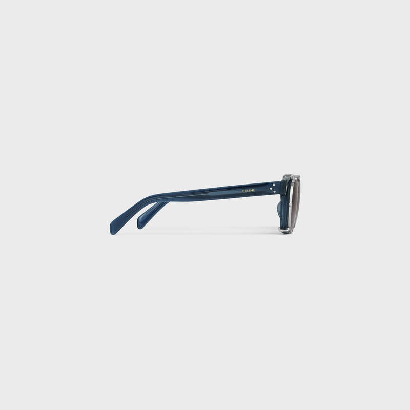 Lunette de Soleil Celine Frame 51 In Acetate With Metal Bleu | CL-591733