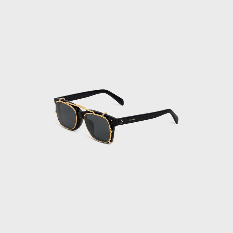 Lunette de Soleil Celine Frame 51 In Acetate With Metal Noir | CL-591731