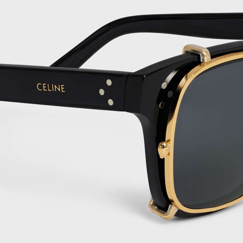 Lunette de Soleil Celine Frame 51 In Acetate With Metal Noir | CL-591731