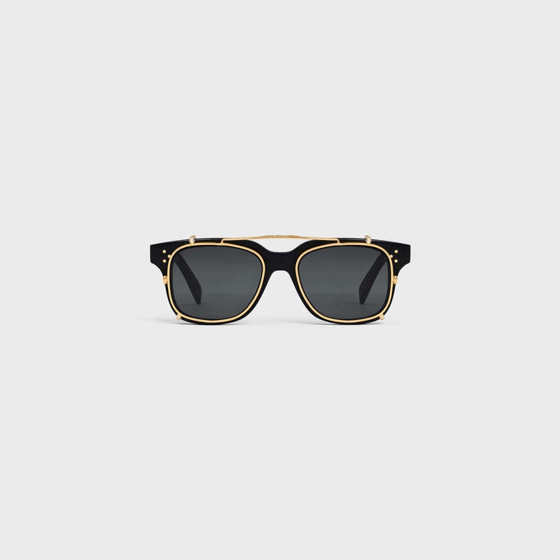 Lunette de Soleil Celine Frame 51 In Acetate With Metal Noir | CL-591731