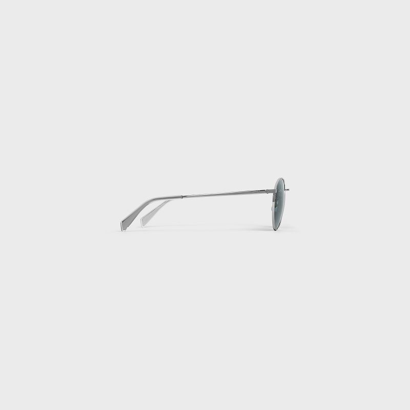 Lunette de Soleil Celine Metal Frame 06 In Metal Argent Bleu | CL-591760