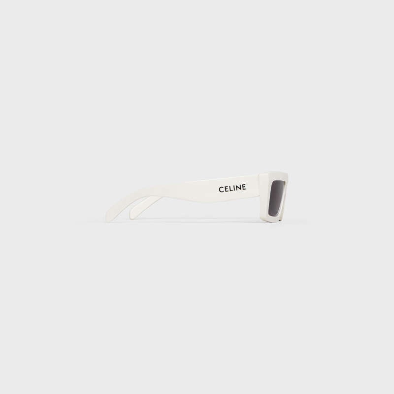 Lunette de Soleil Celine Monochroms 02 In Acetate Blanche | CL-591753