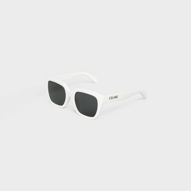 Lunette de Soleil Celine Monochroms 03 In Acetate Blanche | CL-592420