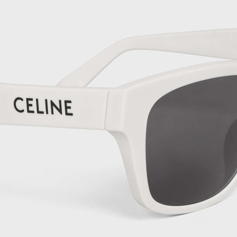 Lunette de Soleil Celine Monochroms 05 In Acetate Blanche | CL-591748