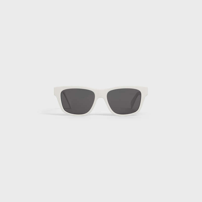 Lunette de Soleil Celine Monochroms 05 In Acetate Blanche | CL-591748