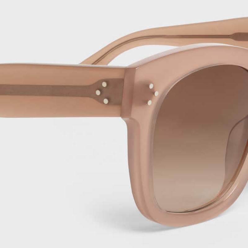 Lunette de Soleil Celine Oversized S002 In Acetate Blanche | CL-592439